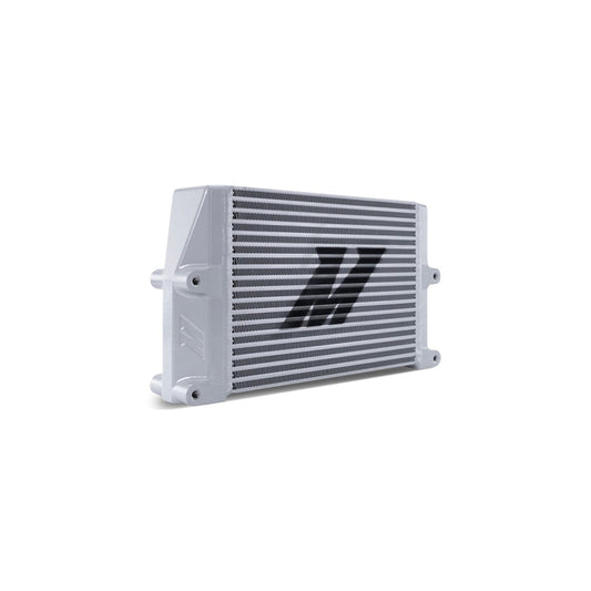 Mishimoto MMOC-SSO-10SL Heavy-Duty Oil Cooler - 10in. Same-Side Outlets - Silver