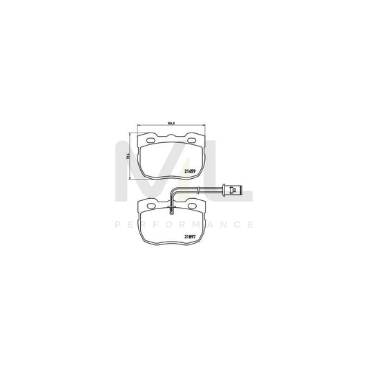 Brembo P 44 004 Brake Pad Set | ML Performance Car Parts