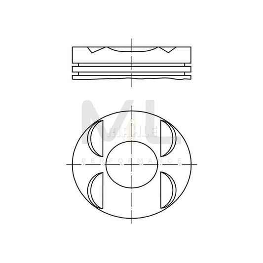 MAHLE ORIGINAL 002 94 01 Piston 89,35 mm | ML Performance Car Parts
