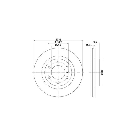 Hella 8ML 376 756-431 Intercooler