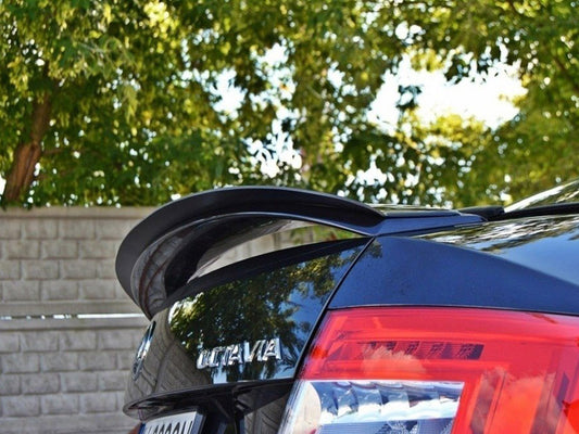 Maxton Design SK-OC-3/3F-RS-CAP1T Spoiler Cap Skoda Octavia Vrs MK3/ MK3.5 Hatchback | ML Performance UK Car Parts
