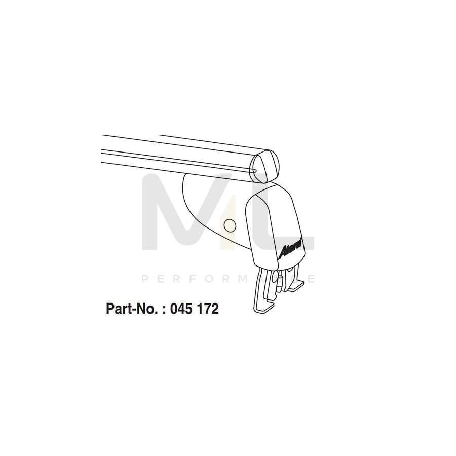 ATERA SIGNO 045172 Roof bars for PEUGEOT 5008 I (0U_, 0E_) for cars without rails, 122 cm, 80 kg, Aluminium | ML Performance Car Parts