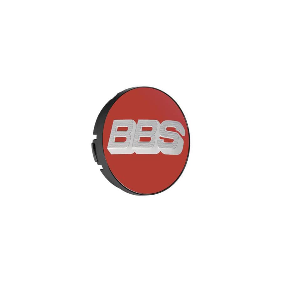 BBS Wheels B10024485 2D Center Cap Embossed Red With Logo Silver Ø56mm | ML Performance UK Car Parts