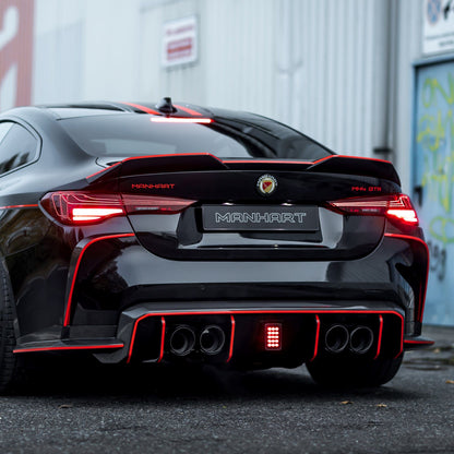 MANHART MH2G8011222 CARBON THREE-PIECE REAR SPOILER FOR BMW G8X M3 / M4 (COMPETITION / CSL)