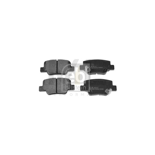 Febi Bilstein 175211 Brake Pad Set For Toyota Verso (Ar20) Rear Axle, With Acoustic Wear Warning | ML Performance Car Parts