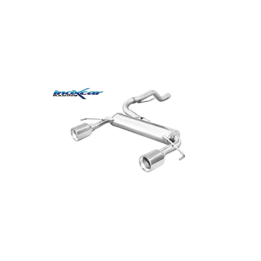 InoXcar OPCO.21.102 Opel Corsa E Rear Silencer | ML Performance UK Car Parts