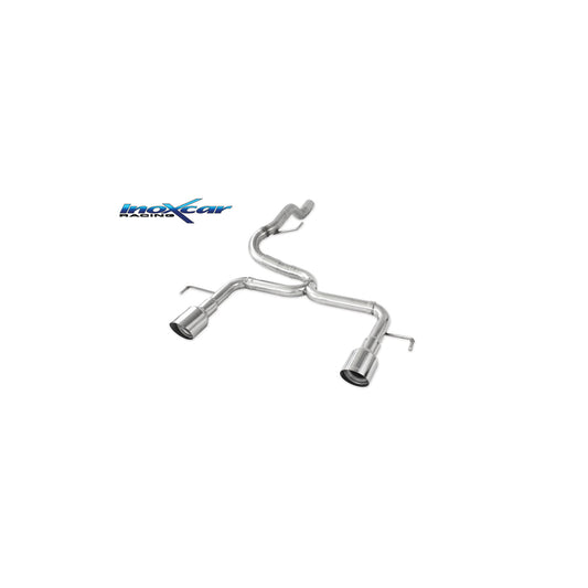 InoXcar OPCO.20.102R Opel Corsa E Non-Resonated Rear Exhaust | ML Performance UK Car Parts