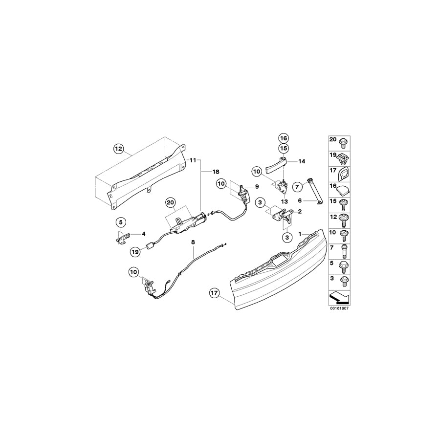 Genuine BMW 51247175708 E70 Isa Screw M4X13,5 (Inc. X5 30dX, X5 M50dX & X5 M) | ML Performance UK