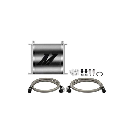 Mishimoto MMOC-U34SL Universal Oil Cooler Kit 34-Row Silver
