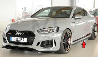 Rieger 00088208 Audi B9 F5 RS5 Side Skirt Splitter 9 | ML Performance UK Car Parts