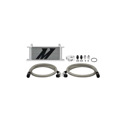 Mishimoto MMOC-U16SL Universal Oil Cooler Kit 16-Row Silver