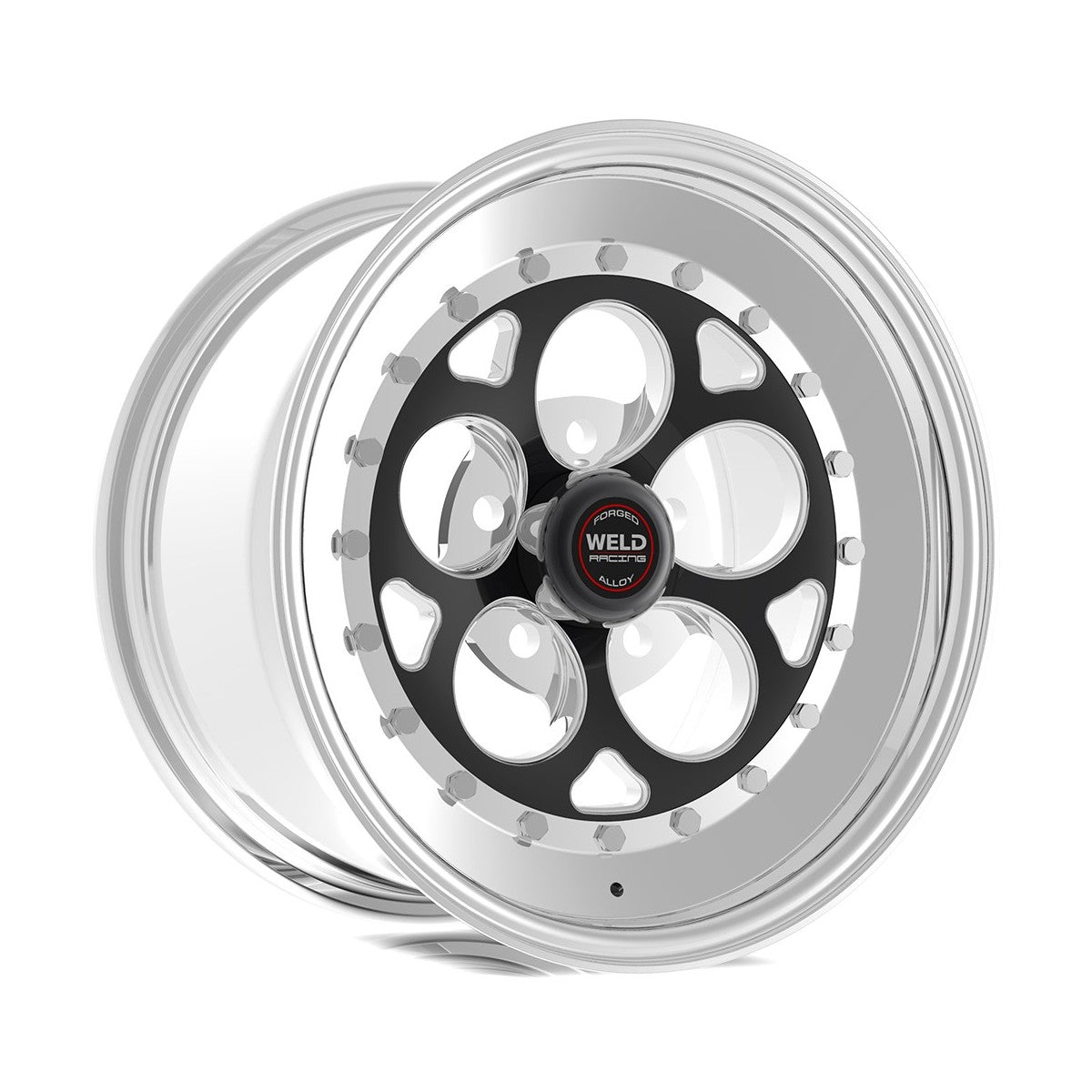 Weld 792B-510284 Magnum Iii Wheel 15x10 5x4.75 ET51 BS7.5 Black Center - Polished Shell