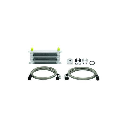Mishimoto MMOC-U Universal 10 Row Oil Cooler Kit (Metal Braided Lines)