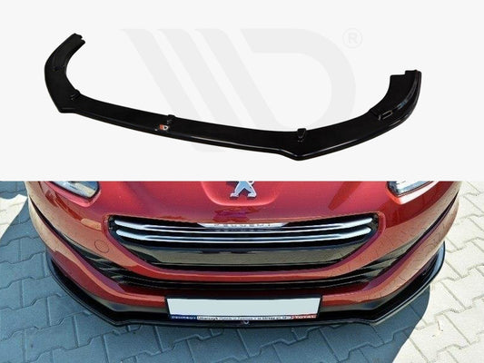 Maxton Design PE-RCZ-1F-FD1T Front Splitter Peugeot Rcz Facelift | ML Performance UK Car Parts