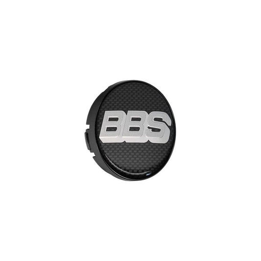 BBS Wheels B10023598 2D Center Cap Embossed Carbon With Logo Silver Ø56mm | ML Performance UK Car Parts