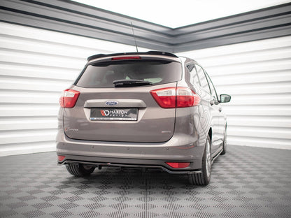 Maxton Design Ford C-Max MK2 (2010-2014) Central Rear Splitter (vertical Bars)