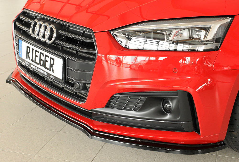 Rieger 00088173 Audi B9 F5 Front Splitter (A5 & S5) 5 | ML Performance UK Car Parts