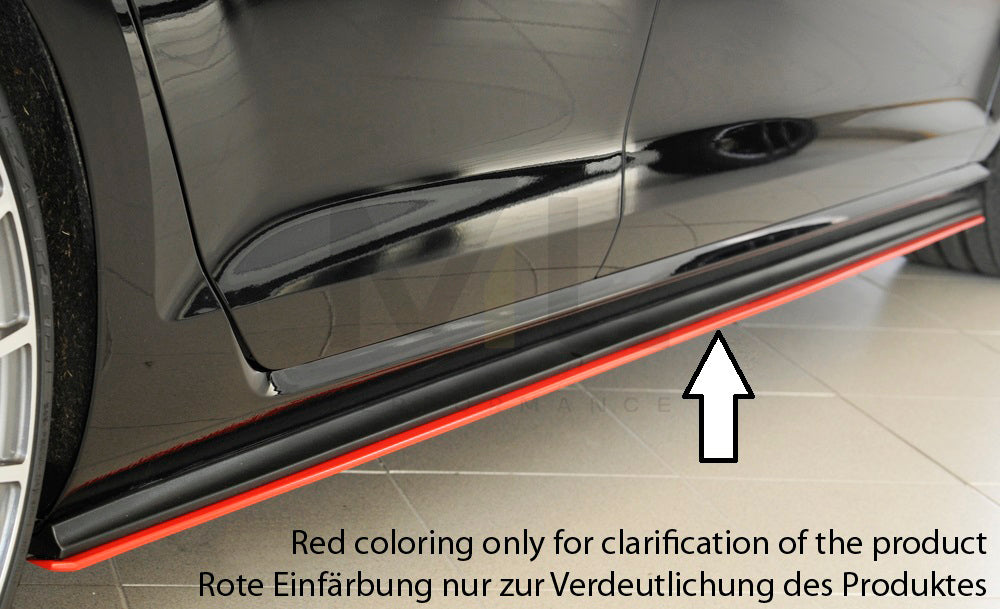 Rieger 00059587 VW Mk7 Golf Side Skirt Splitter (GTI, GTD & GTE) 6 | ML Performance UK Car Parts