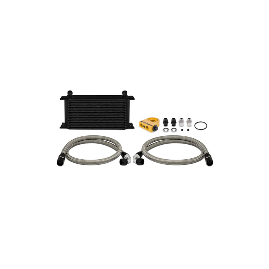 Mishimoto MMOC-ULTBK Universal 19 RowThermostatic Oil Cooler Kit - Black
