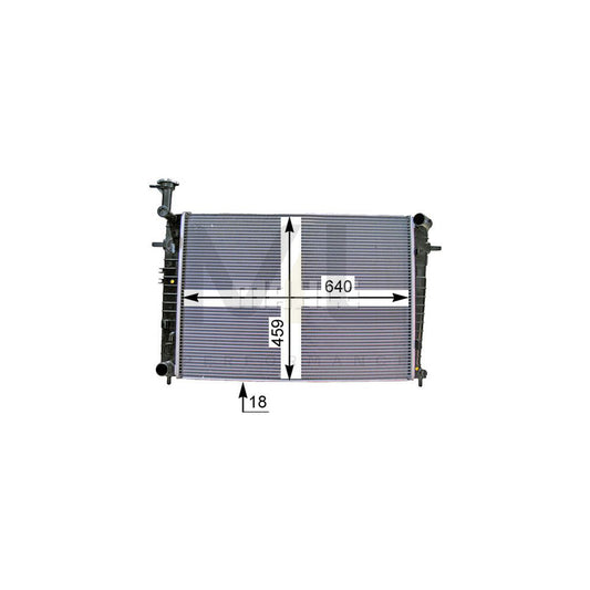 MAHLE ORIGINAL CR 1333 000P Engine radiator Brazed cooling fins, Manual Transmission | ML Performance Car Parts