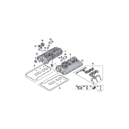 Genuine BMW 11128601716 G11 G30 G12 Oil Filler Neck (Inc. 750iX, Alpina B7 & 750LiX 4.4) | ML Performance UK Car Parts