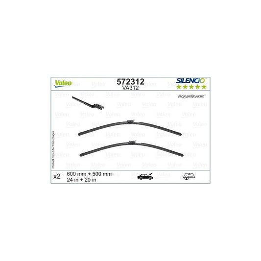 Valeo 572312 Wiper Blade | ML Performance UK Car Parts