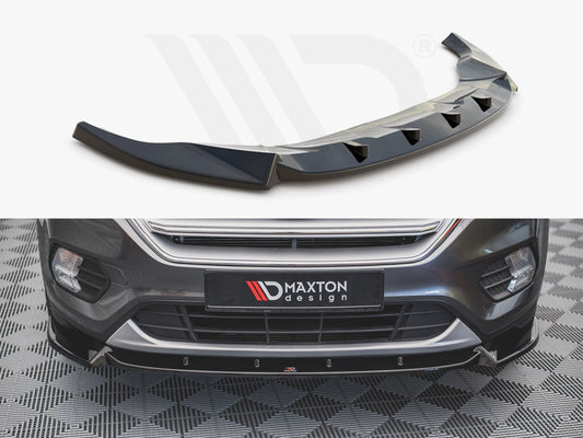 Maxton Design FO-ES-3-FD1T Front Splitter Ford Escape MK3 (2012-2019) | ML Performance UK Car Parts