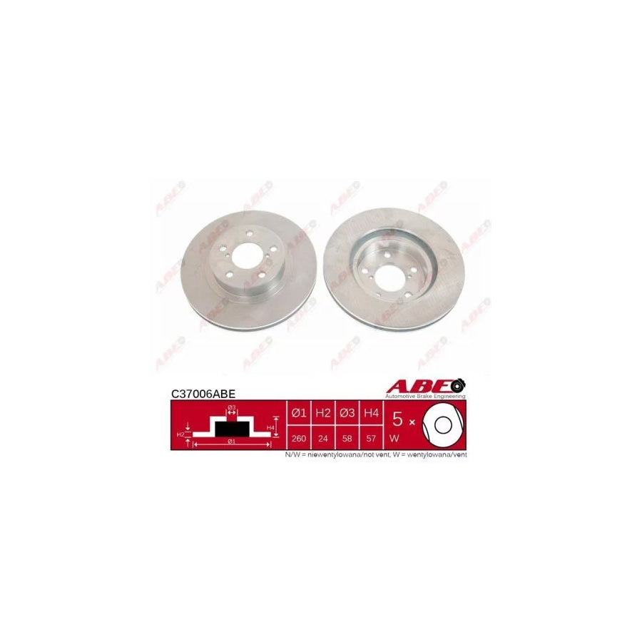 ABE C37006ABE Brake Disc