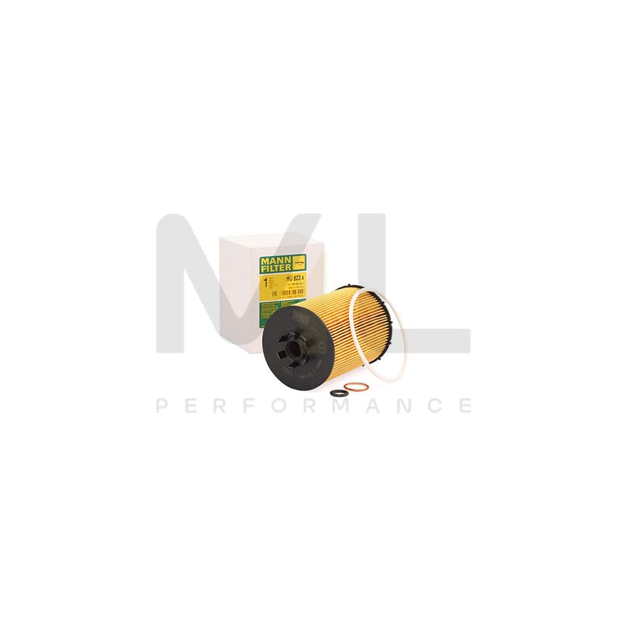 MANN-FILTER HU 823 x Oil Filter with seal, Filter Insert | ML Performance Car Parts