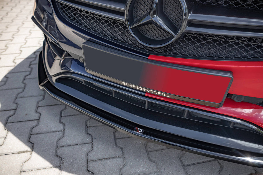 Maxton Design Mercedes Benz A45 AMG Aero W176 Facelift Front Splitter V.2
