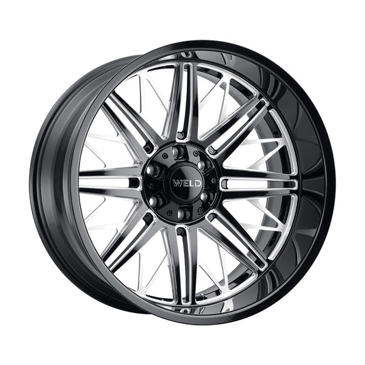 Weld W14522070475 Cascade W145 Wheel 22x12 5x139.7 ET-44 BS4.75 Gloss Black MIL