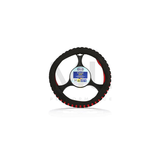 ALCA SOFT 596300 Steering wheel cover Red, Ø: 37-39cm, PVC | ML Performance Car Parts