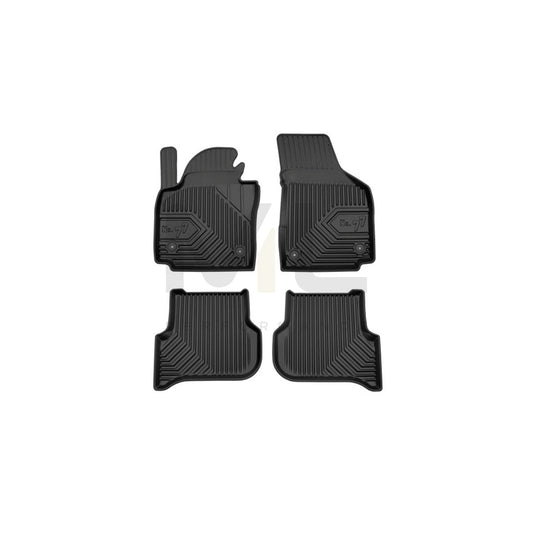 FROGUM Tailored 77407244 Floor mat set for SEAT Altea (5P1) Elastomer, Front and Rear, Quantity: 4, Black | ML Performance Car Parts