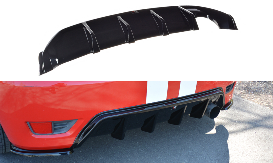 Maxton Design FO-FI-6-ST-RS1T Rear Valance Ford Fiesta ST MK6 | ML Performance UK Car Parts