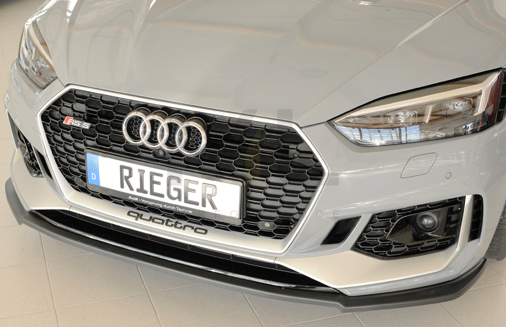 Rieger 00055484 Audi B9 F5 RS5 Front Splitter 3 | ML Performance UK Car Parts
