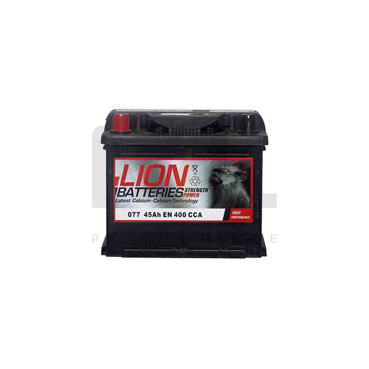 Lion 077 Car Battery - 3 Year Guarantee | ML Performance UK Car Parts