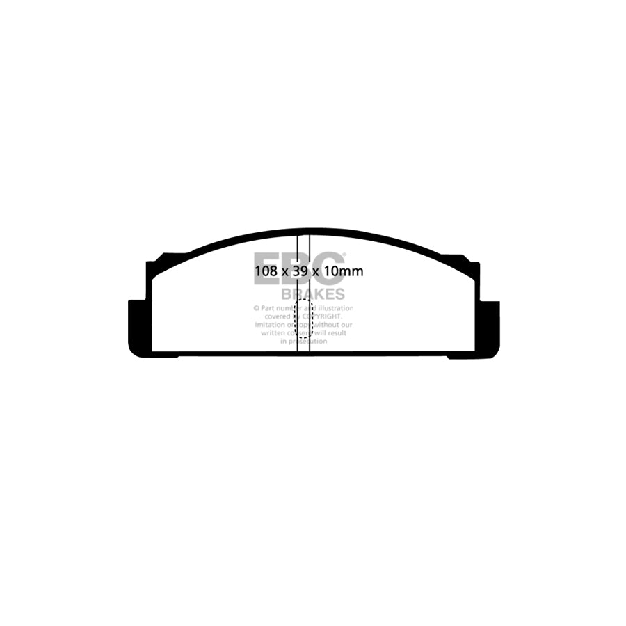 EBC PLK1477 Fiat X1/9 Yellowstuff Pads and Brake Line Performance Pack - Bendix Caliper 3 | ML Performance UK Car Parts