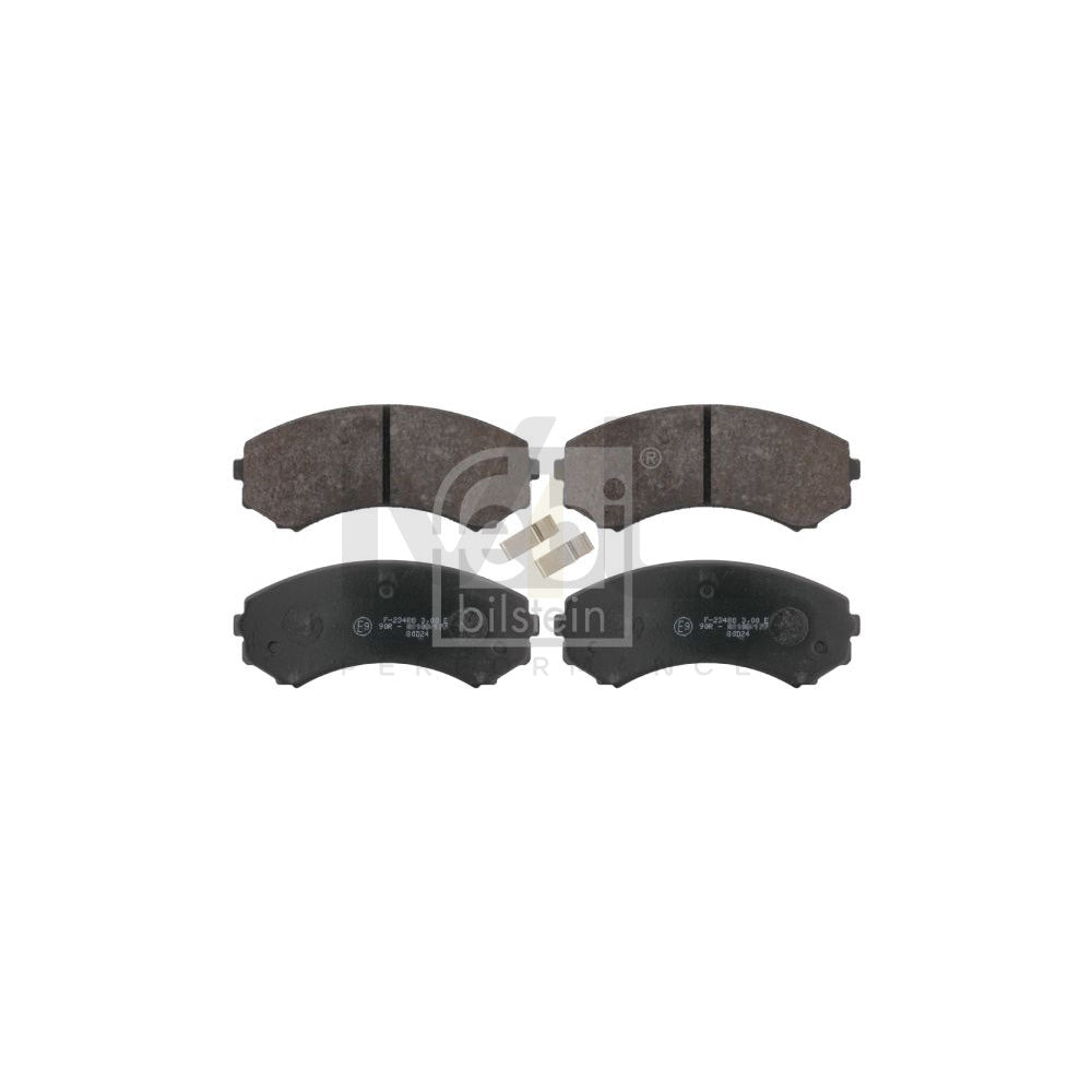 Febi Bilstein 16582 Brake Pad Set Front Axle, With Acoustic Wear Warning | ML Performance Car Parts