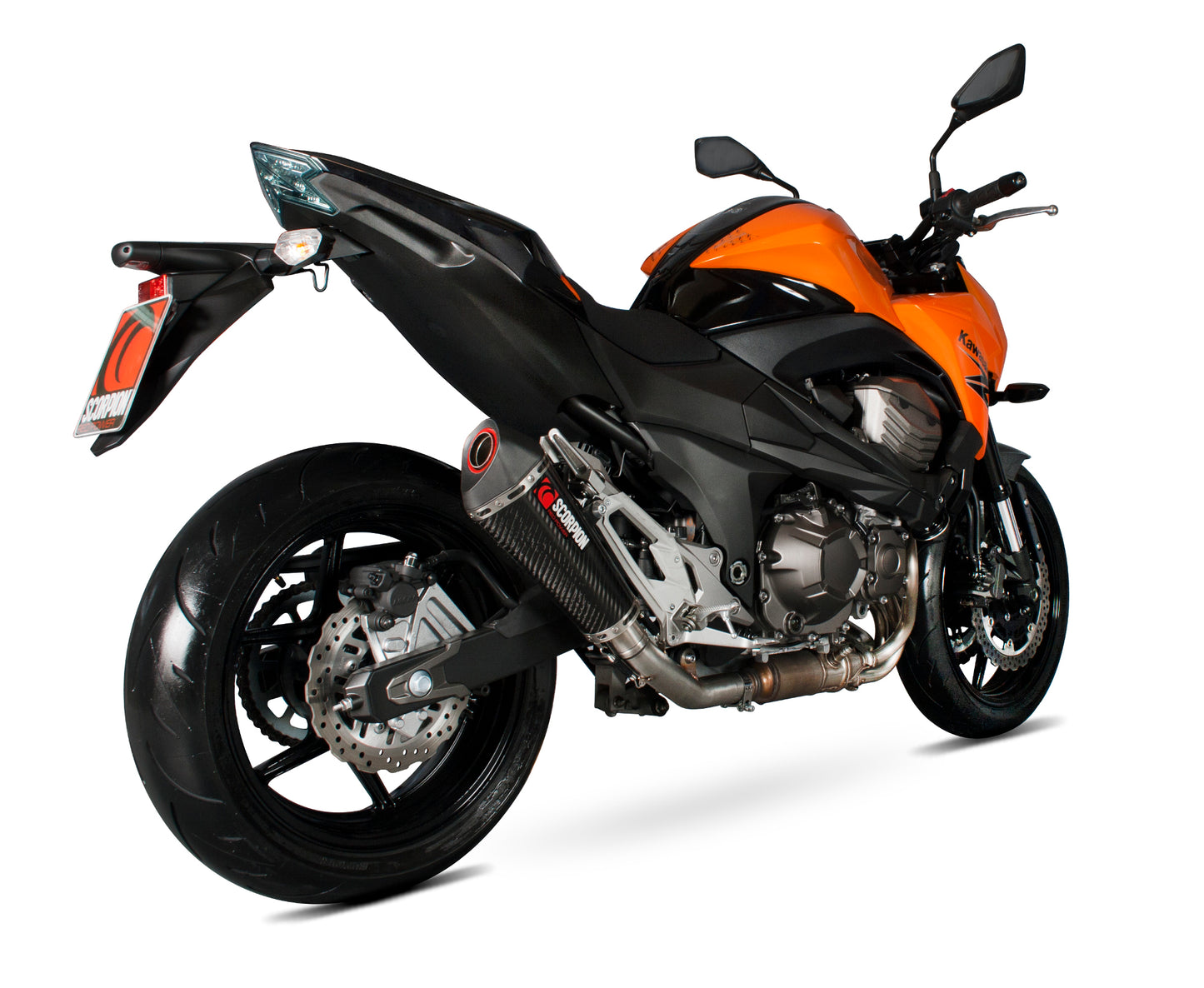 Scorpion RKA104CEO Kawasaki Z800 E Serket Taper Slip-On - Carbon Fibre Sleeve | ML Performance UK UK