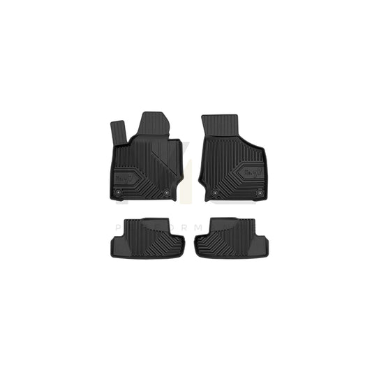 FROGUM Tailored, No.77 77425842 Floor mat set Elastomer, Front and Rear, Quantity: 4, Black | ML Performance Car Parts