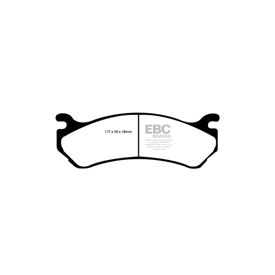 EBC PDKF326 Cadillac Chevrolet Gmc Ultimax Front Brake Pad & Plain Disc Kit 2 | ML Performance UK Car Parts