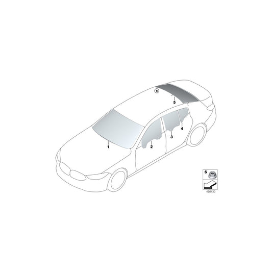 Genuine BMW 51317445218 F93 G16 Windshield Green, Cbdss/Hud Rain Sensor (Inc. 840dX, 840i & M8) | ML Performance UK