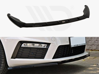 Maxton Design SK-OC-3-RS-FD1T Front Splitter V.1 Skoda Octavia MK3 Vrs (2013-2016) | ML Performance UK Car Parts