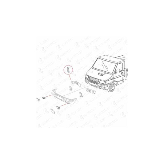 Covind 038/ 99 Bumper Bracket For Iveco Daily | ML Performance UK