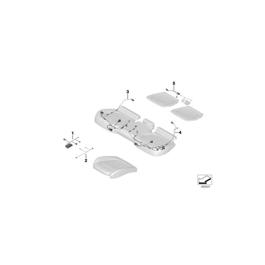 Genuine BMW 61129363765 F46 F48 Wiring Set Seat, Passenger'S Side (Inc. X1 20i, 218dX & X1 20dX) | ML Performance UK Car Parts
