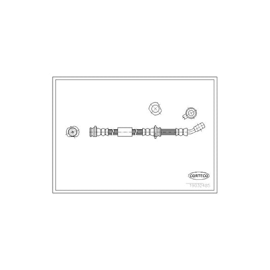 Corteco 19032485 Brake Hose For Nissan Sunny | ML Performance UK