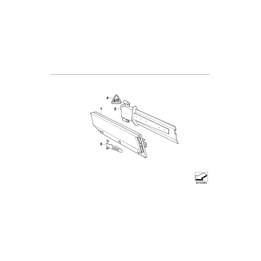 Genuine BMW 64111388202 E32 Limit Switch (Inc. 740iL, 735i & 730iL) | ML Performance UK Car Parts