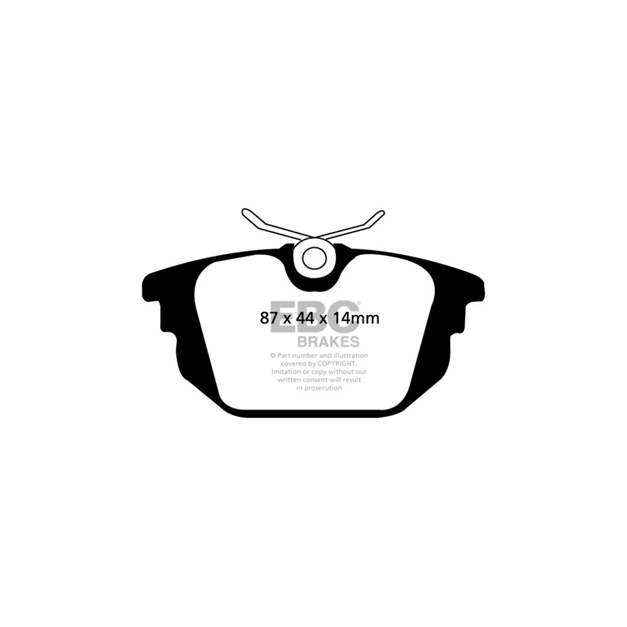 EBC PLK1478 Fiat Bravo Yellowstuff Pads and Brake Line Performance Pack - Girling/TRW Caliper 3 | ML Performance UK Car Parts