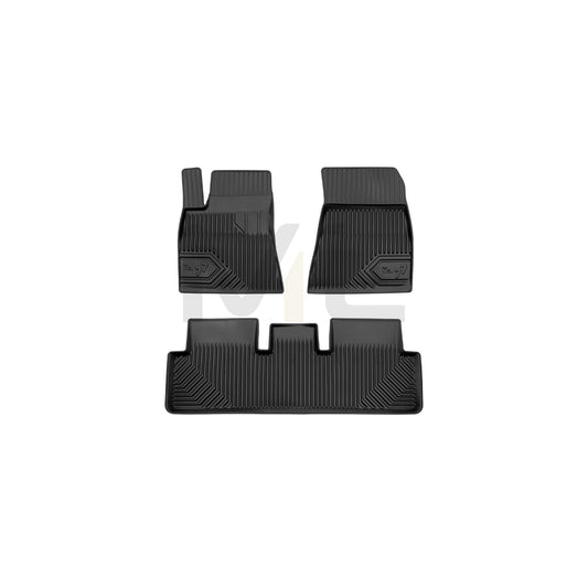 FROGUM Tailored, No.77 77408593 Floor mat set for TESLA Model 3 (5YJ3) Elastomer, Front and Rear, Quantity: 3, Black | ML Performance Car Parts
