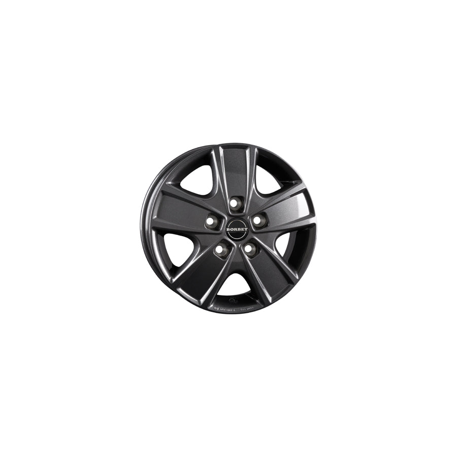 Borbet CWG 6x16 ET68 CWG 60668130578,1MAG Mistral Anthracite Glossy Wheel | ML Performance UK Car Parts